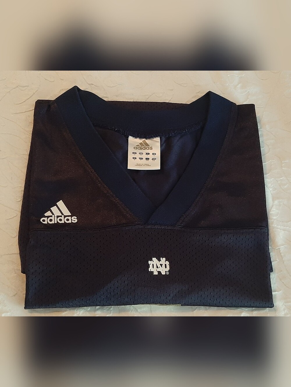 Adidas Forever Sport Vintage Notre Dame Fighting Irish #1 Football Jersey